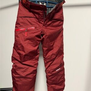 Patagonia Burgundy Snow Pants